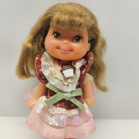 Mattel 1988 Cherry Merry Muffin Chocolottie Chocolate Cupcake 6 Inch Doll - Picture 1 of 4